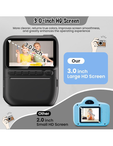 Cámara Instantánea para Niños Gofunly H2 3.0" HD 1080P