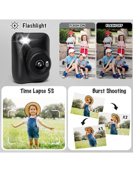 Cámara Instantánea para Niños Gofunly H2 3.0" HD 1080P