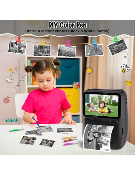 Cámara Instantánea para Niños Gofunly H2 3.0" HD 1080P