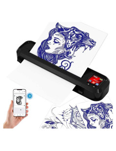 Impresora de Plantillas de Tatuaje Neebol MHT-500 Inalámbrica