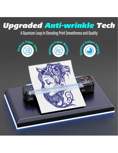 Impresora de Plantillas de Tatuaje Neebol MHT-500 Inalámbrica