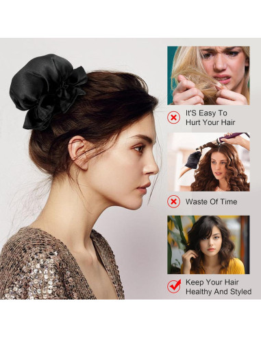 Juego de Rizadores de Cabello Sin Calor RYTABEE - 6 Piezas