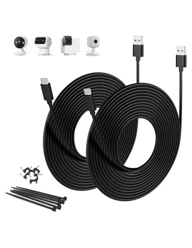 Cable de Carga USB A a C Basesailor 3m 2Pack para Juegos y Cámaras