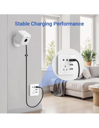 Cable de Carga USB A a C Basesailor 3m 2Pack para Juegos y Cámaras