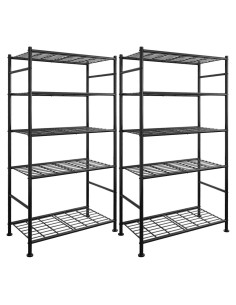 Estantes de Almacenamiento Sakugi 2 Piezas 5 Niveles 85.1x32cm