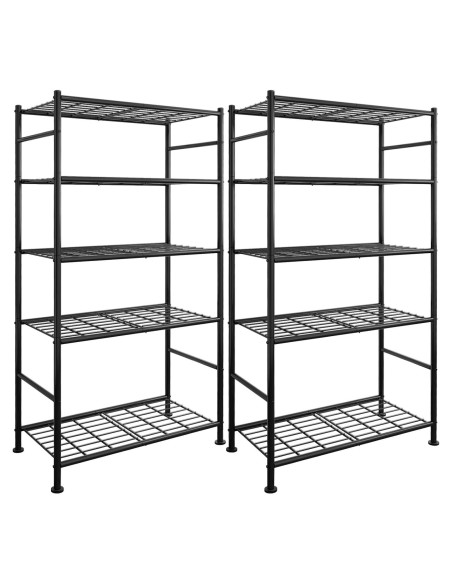 Estantes de Almacenamiento Sakugi 2 Piezas 5 Niveles 85.1x32cm