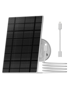 Panel Solar ZUMIMALL 3W para Cámara de Seguridad Inalámbrica