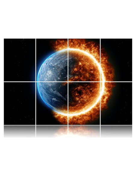 Paneles Acústicos Autoadhesivos DYMACHINE 8 Piezas 121.9x81.3cm