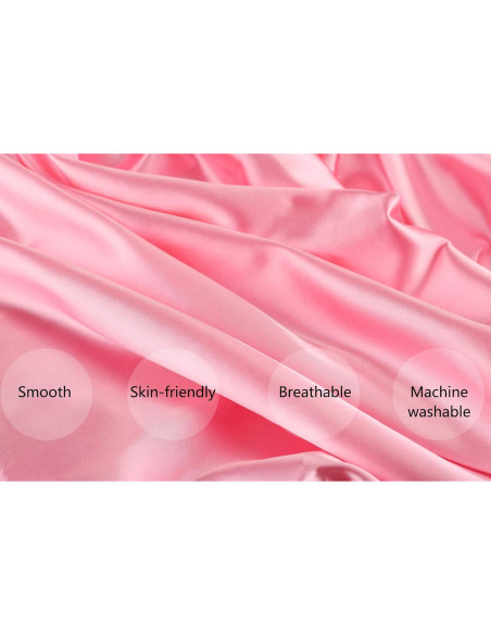 Sábanas de Cuna de Satén Tcmyyund 2 Paquetes 48x84 cm