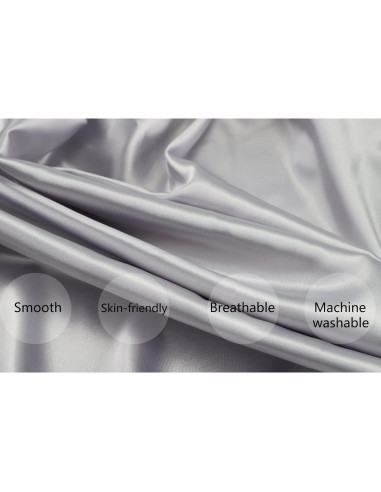 Sábanas de Cuna de Satén Tcmyyund 2 Paquetes 48x84 cm