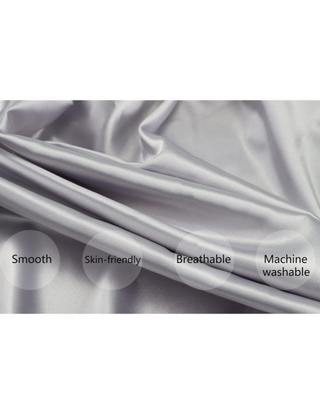 Sábanas de Cuna de Satén Tcmyyund 2 Paquetes 48x84 cm