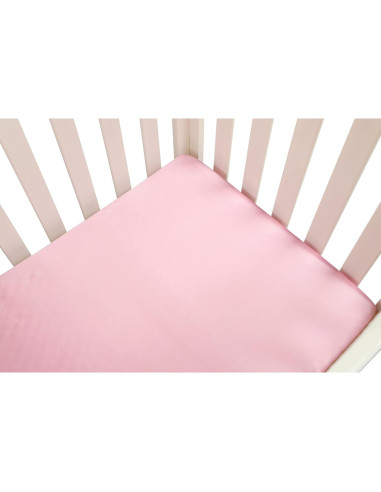 Sábanas de Cuna de Satén Tcmyyund 2 Paquetes 48x84 cm