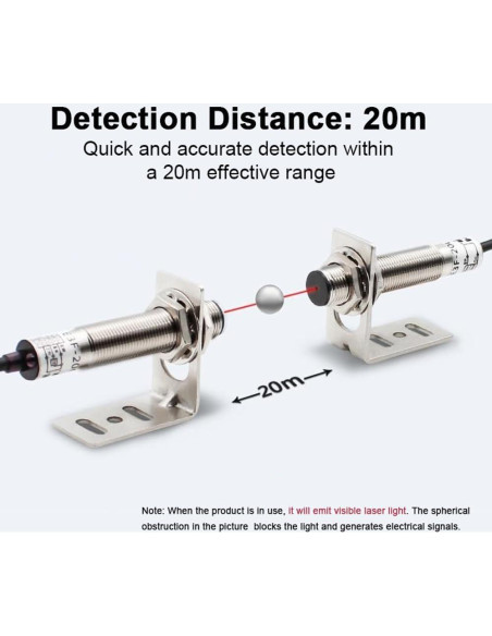 Par de Interruptores Fotoeléctricos AKINLOAF 0-20m 6-36V
