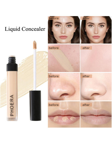 Base CC PHOERA Air Cushion 25ml + Brochas Kabuki 8pzas