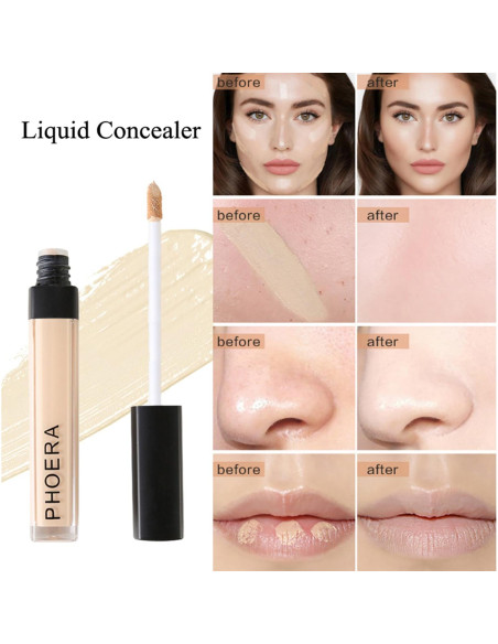 Base CC PHOERA Air Cushion 25ml + Brochas Kabuki 8pzas