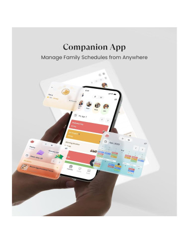 Calendario Digital Cozyla+ 15.6" Pantalla Táctil Blanco