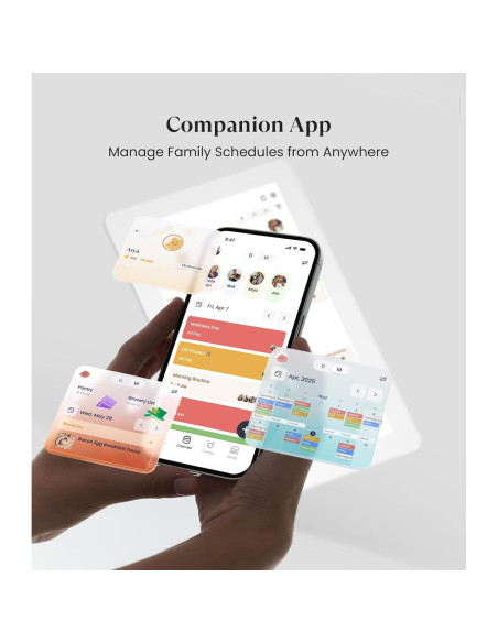Calendario Digital Cozyla+ 15.6" Pantalla Táctil Blanco