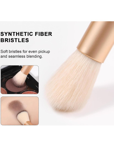 Brocha para Sombra de Ojos DUcare - Difuminado Fluffy Vegana