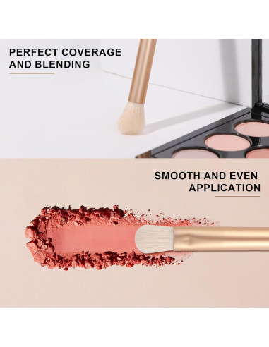 Brocha para Sombra de Ojos DUcare - Difuminado Fluffy Vegana