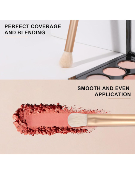 Brocha para Sombra de Ojos DUcare - Difuminado Fluffy Vegana