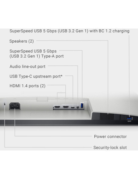 Monitor Dell S2722DC 27" WQHD 2560x1440 USB-C 75Hz