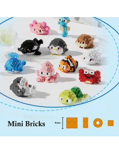 Set de Bloques de Construcción Animales Marinos TENYEAH 12 Piezas 2