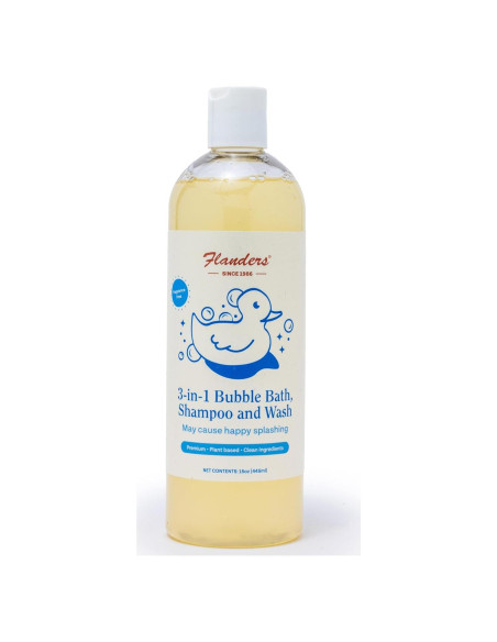 Flanders Champú y Lavado 3 en 1 a Base de Plantas 425g