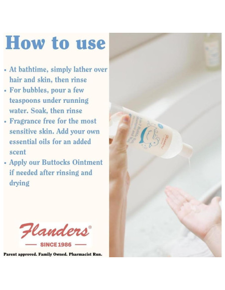 Flanders Champú y Lavado 3 en 1 a Base de Plantas 425g