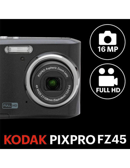 Cámara Digital Kodak PIXPRO FZ45 16MP Full HD + 32GB Cámara Digital Kodak PIXPRO FZ45 16MP Full HD + 32GB