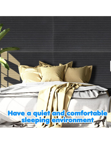 Paneles Acústicos Decorativos Woanger 10 Piezas 119x61 cm