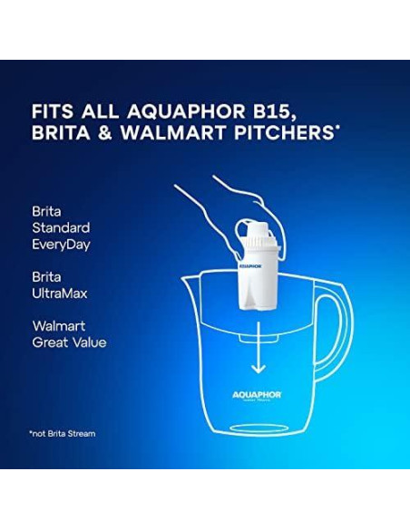 Filtro de Agua AQUAPHOR B15 - 6 Unidades, 170 Litros por Filtro