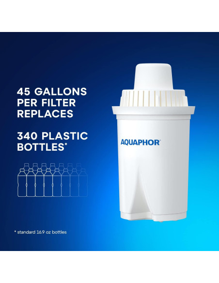 Filtro de Agua AQUAPHOR B15 - 6 Unidades, 170 Litros por Filtro