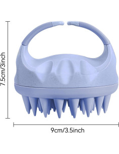 Cepillo de Champú Masajeador Yamrots Azul para Cuero Cabelludo 2