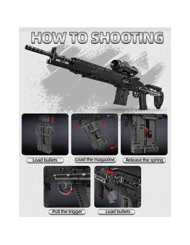 Conjunto de Bloques de Construcción MK14 Nueris - 1468 Piezas