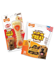 Juguete dispensador de golosinas Nylabone Knuckle Bone Mediano