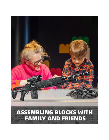 Conjunto de Bloques de Construcción MK14 Nueris - 1468 Piezas