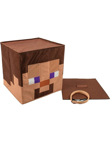 Disfraz de Cabeza de Steve Minecraft - Máscara Oficial para Niños