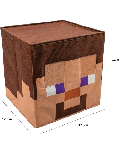 Disfraz de Cabeza de Steve Minecraft - Máscara Oficial para Niños