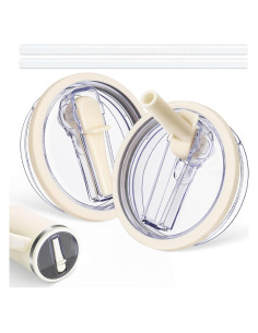 Tapa de Popote THOVY para Vaso Stanley 40 oz - A Prueba de Fugas - 2 Piezas