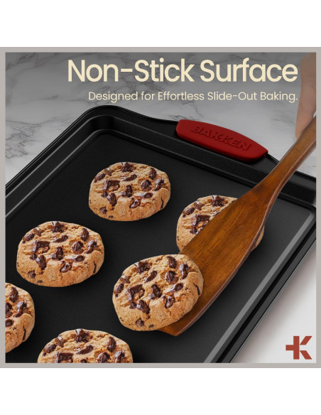Juego de Bandejas para Hornear Bakken - 3 Piezas Antiadherentes