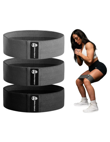 Bandas de Cadera Gymreapers - Juego de 3 Bandas Antideslizantes