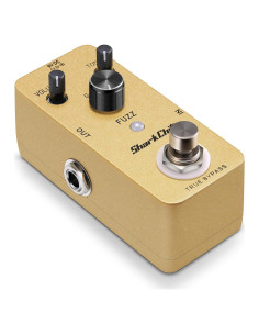 Pedal de Efecto Fuzz SharkChili True Bypass 9V Compacto