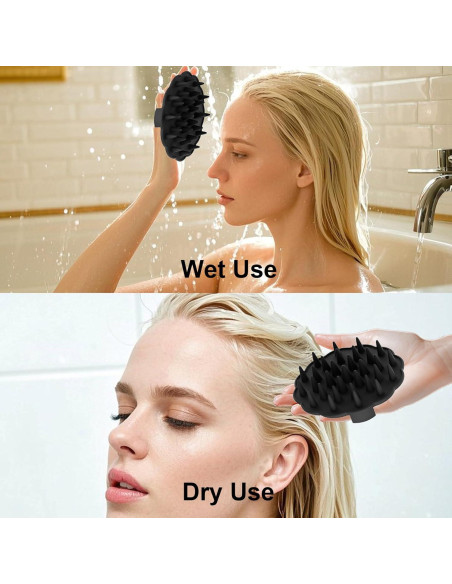 Cepillo de Masaje para Cuero Cabelludo OsiKin - Silicona Suave Cepillo de Masaje para Cuero Cabelludo OsiKin - Silicona Suave