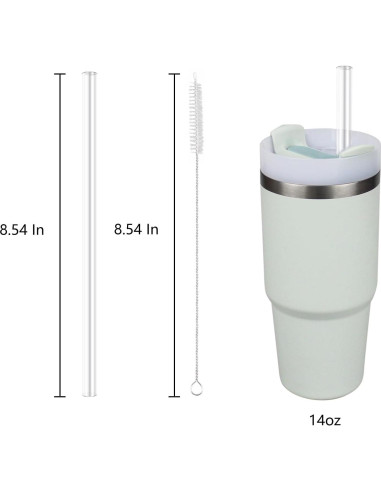 Popotes Reemplazo KLOWOAH para Vaso Stanley 14oz - 6 Piezas