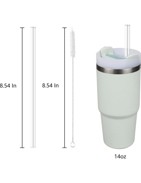 Popotes Reemplazo KLOWOAH para Vaso Stanley 14oz - 6 Piezas