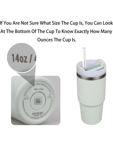 Popotes Reemplazo KLOWOAH para Vaso Stanley 14oz - 6 Piezas