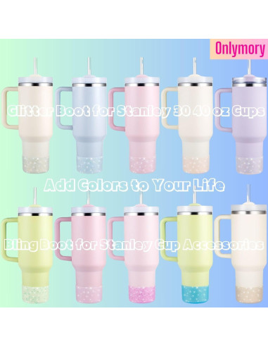 Bota de Silicona Onlymory para Taza Stanley 20 30 40 oz