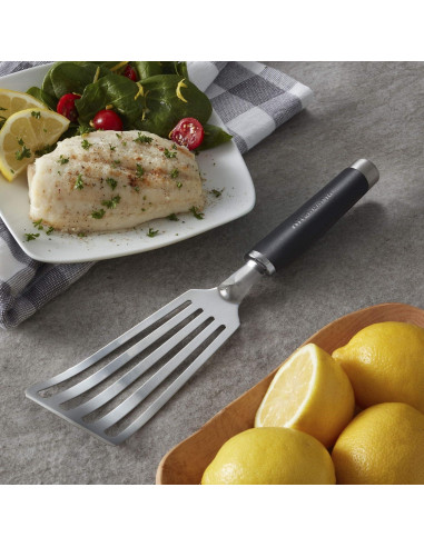 Espátula Flexible KitchenAid KO024OHOBA Acero Inoxidable Negra