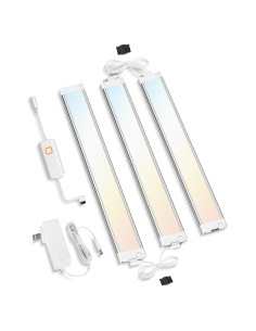 Kit de Iluminación LED Bajo Gabinete MYPLUS 3 Pcs 30.48 cm 6.2W