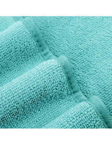 Toalla de baño microfibra POLYTE 60x30in 6 piezas Aqua